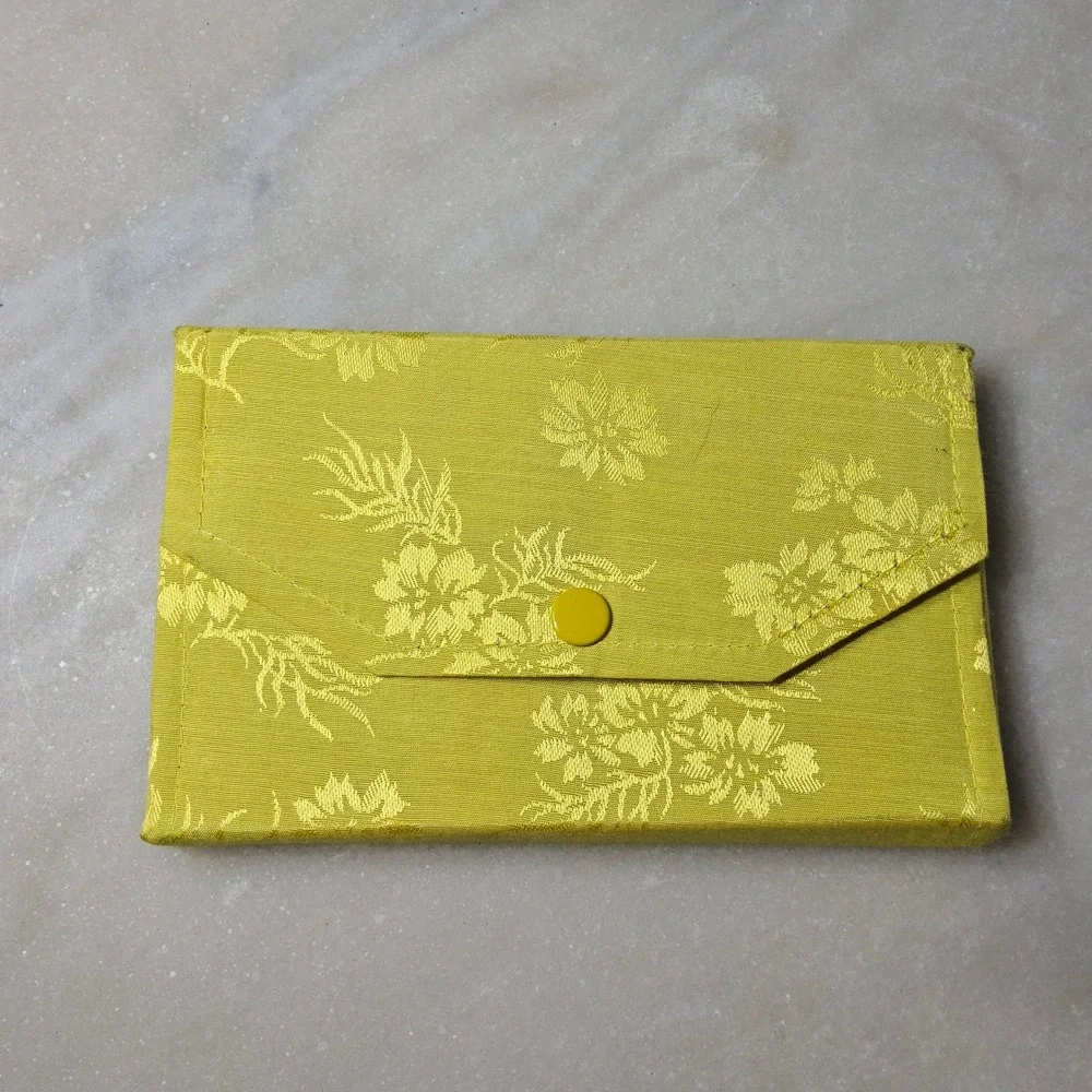 Pearl Gems‎ Jewelry Travel Case Yellow Floral